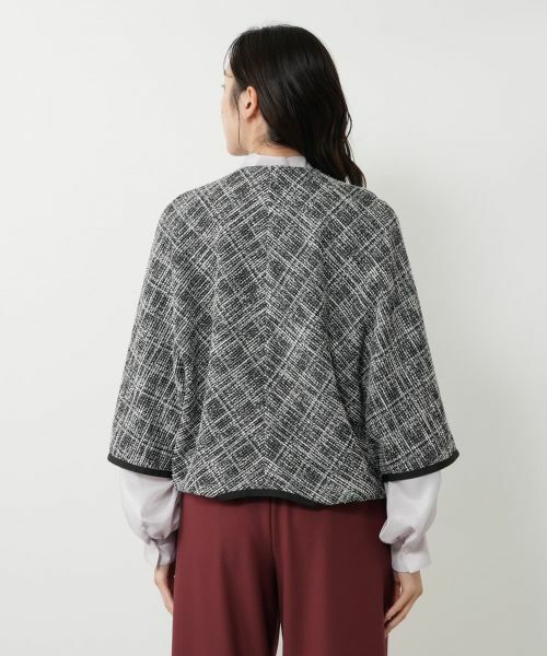 NEMIKA / ネミカ テーラードジャケット | ノーカラーラメジャケット【NEMIKA】 | 詳細12