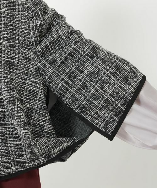 NEMIKA / ネミカ テーラードジャケット | ノーカラーラメジャケット【NEMIKA】 | 詳細15