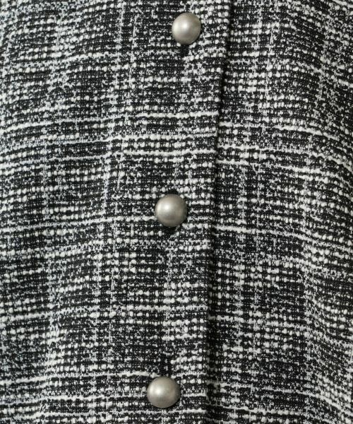 NEMIKA / ネミカ テーラードジャケット | ノーカラーラメジャケット【NEMIKA】 | 詳細16