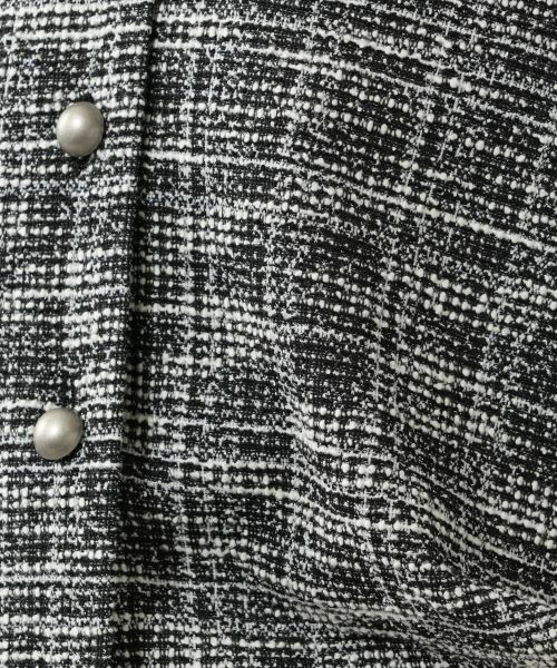 NEMIKA / ネミカ テーラードジャケット | ノーカラーラメジャケット【NEMIKA】 | 詳細18