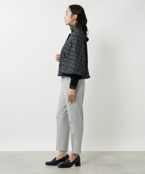 NEMIKA / ネミカ テーラードジャケット | ノーカラーラメジャケット【NEMIKA】 | 詳細2