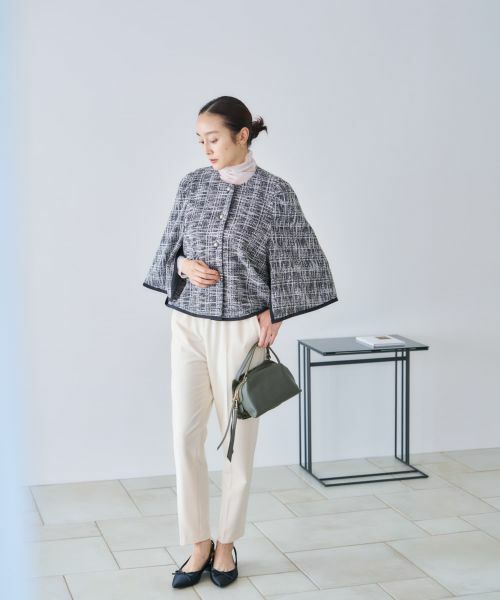 NEMIKA / ネミカ テーラードジャケット | ノーカラーラメジャケット【NEMIKA】 | 詳細22