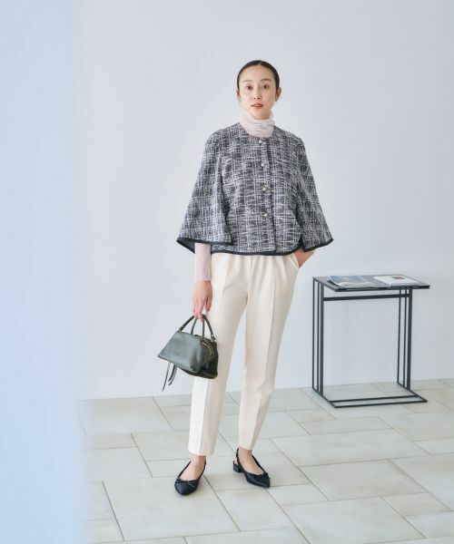 NEMIKA / ネミカ テーラードジャケット | ノーカラーラメジャケット【NEMIKA】 | 詳細24