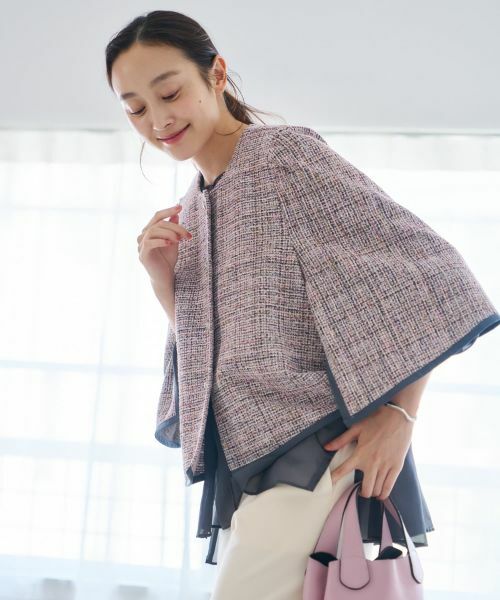 NEMIKA / ネミカ テーラードジャケット | ノーカラーラメジャケット【NEMIKA】 | 詳細25