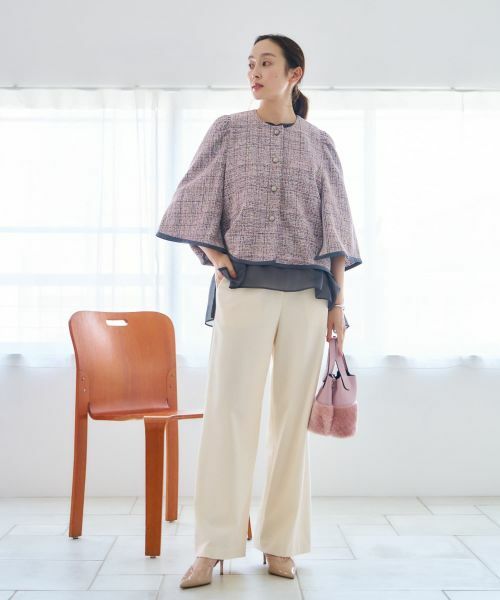 NEMIKA / ネミカ テーラードジャケット | ノーカラーラメジャケット【NEMIKA】 | 詳細27