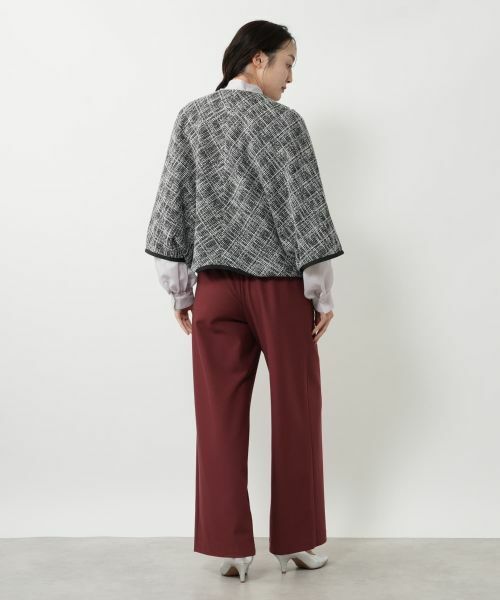 NEMIKA / ネミカ テーラードジャケット | ノーカラーラメジャケット【NEMIKA】 | 詳細9