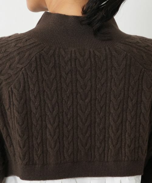 NEMIKA / ネミカ ニット・セーター | ニット切替フレアプルオーバー【NEMIKA】 | 詳細11