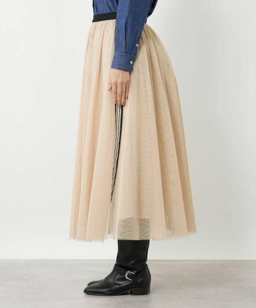 NEMIKA / ネミカ ミニ・ひざ丈スカート | チュールロングスカート【NEMIKA】 | 詳細11