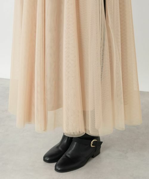 NEMIKA / ネミカ ミニ・ひざ丈スカート | チュールロングスカート【NEMIKA】 | 詳細15