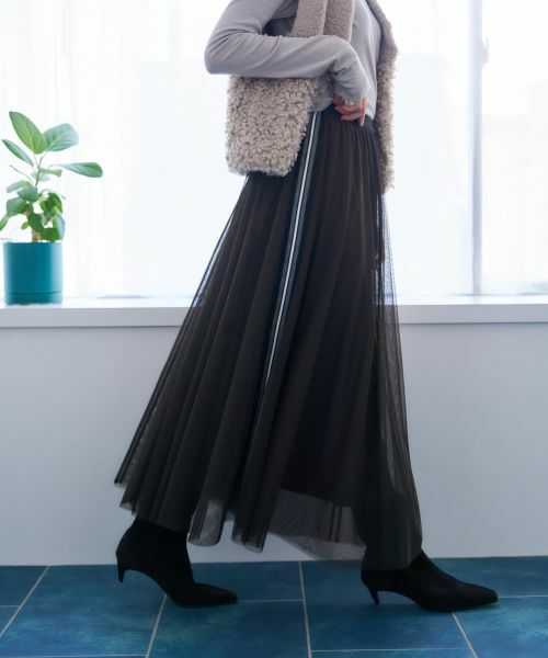 NEMIKA / ネミカ ミニ・ひざ丈スカート | チュールロングスカート【NEMIKA】 | 詳細19