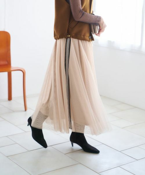NEMIKA / ネミカ ミニ・ひざ丈スカート | チュールロングスカート【NEMIKA】 | 詳細26