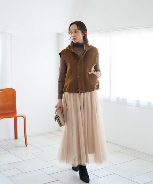 NEMIKA / ネミカ ミニ・ひざ丈スカート | チュールロングスカート【NEMIKA】 | 詳細27