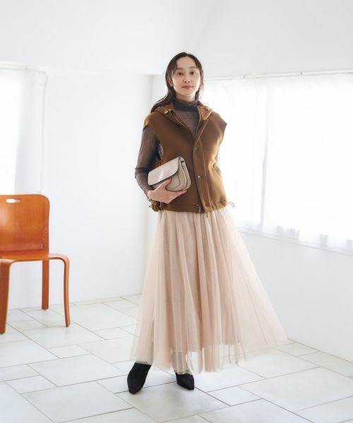NEMIKA / ネミカ ミニ・ひざ丈スカート | チュールロングスカート【NEMIKA】 | 詳細28