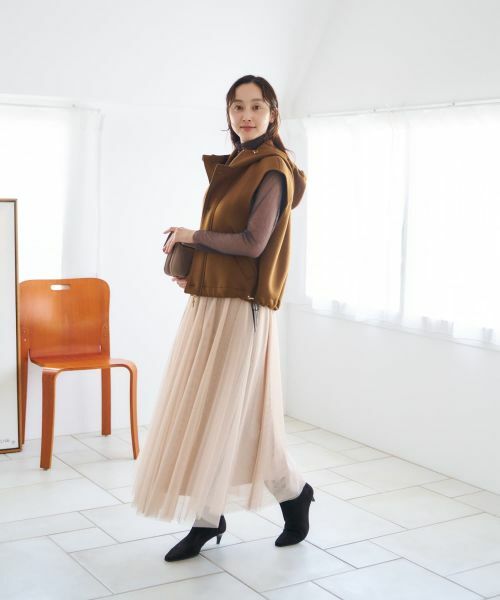 NEMIKA / ネミカ ミニ・ひざ丈スカート | チュールロングスカート【NEMIKA】 | 詳細29