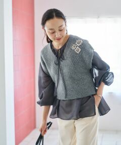 NEMIKA / ネミカ その他小物 | Vネックニットベスト【NEMIKA】