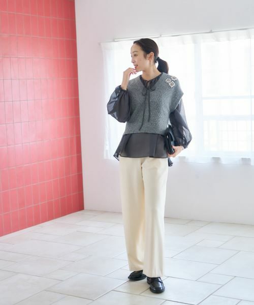 NEMIKA / ネミカ その他小物 | Vネックニットベスト【NEMIKA】 | 詳細17