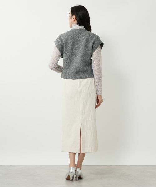 NEMIKA / ネミカ その他小物 | Vネックニットベスト【NEMIKA】 | 詳細3