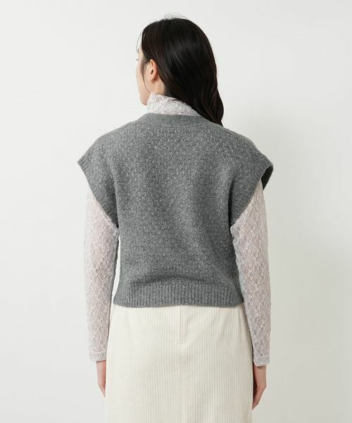 NEMIKA / ネミカ その他小物 | Vネックニットベスト【NEMIKA】 | 詳細6