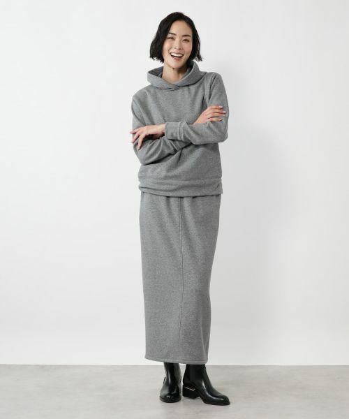 NEMIKA / ネミカ ニット・セーター | 裏起毛フーデッドプルオーバー【NEMIKA】 | 詳細1