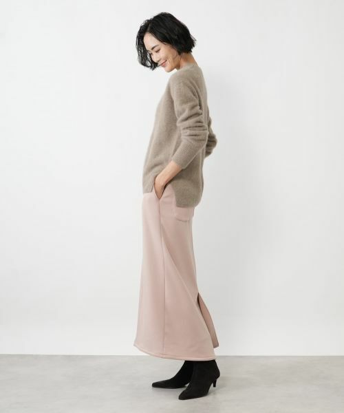NEMIKA / ネミカ ミニ・ひざ丈スカート | 裏起毛イージーロングスカート【NEMIKA】 | 詳細17