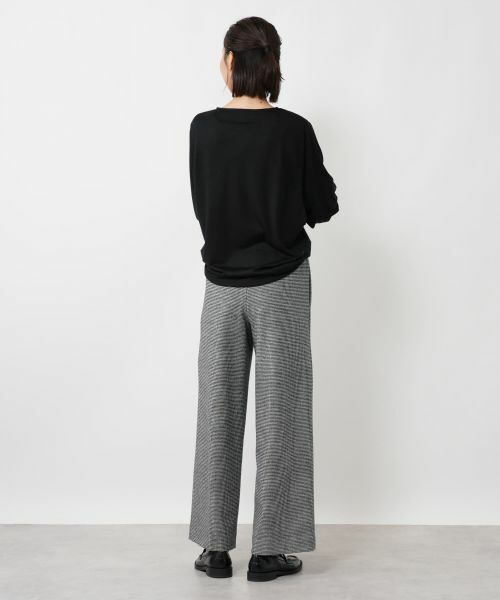 NEMIKA / ネミカ その他パンツ | 千鳥格子ワイドパンツ【NEMIKA】 | 詳細3