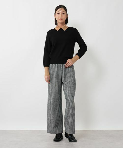 NEMIKA / ネミカ ニット・セーター | 襟付きニットプルオーバー【NEMIKA】 | 詳細1