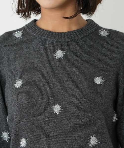 NEMIKA / ネミカ ニット・セーター | ラメドットニットプルオーバー【NEMIKA】 | 詳細10