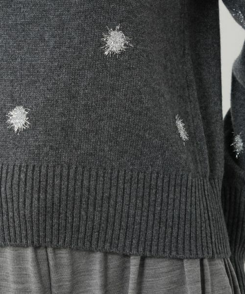NEMIKA / ネミカ ニット・セーター | ラメドットニットプルオーバー【NEMIKA】 | 詳細13