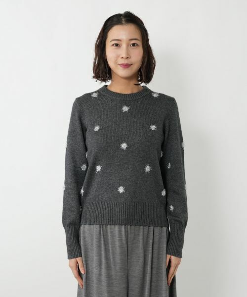 NEMIKA / ネミカ ニット・セーター | ラメドットニットプルオーバー【NEMIKA】 | 詳細7