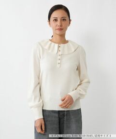 NEMIKA / ネミカ ニット・セーター | フリルカラーニット【NEMIKA】