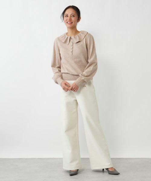 NEMIKA / ネミカ ニット・セーター | フリルカラーニット【NEMIKA】 | 詳細1