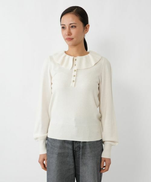 NEMIKA / ネミカ ニット・セーター | フリルカラーニット【NEMIKA】 | 詳細10