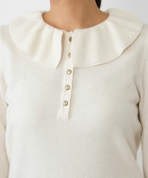 NEMIKA / ネミカ ニット・セーター | フリルカラーニット【NEMIKA】 | 詳細13