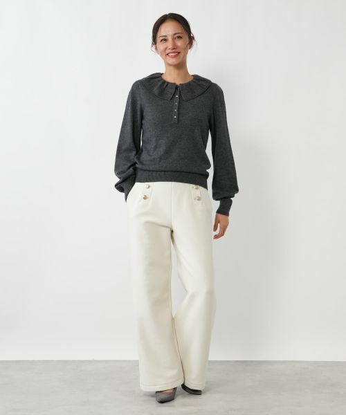 NEMIKA / ネミカ ニット・セーター | フリルカラーニット【NEMIKA】 | 詳細4