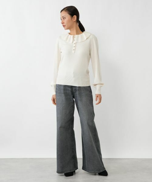 NEMIKA / ネミカ ニット・セーター | フリルカラーニット【NEMIKA】 | 詳細7