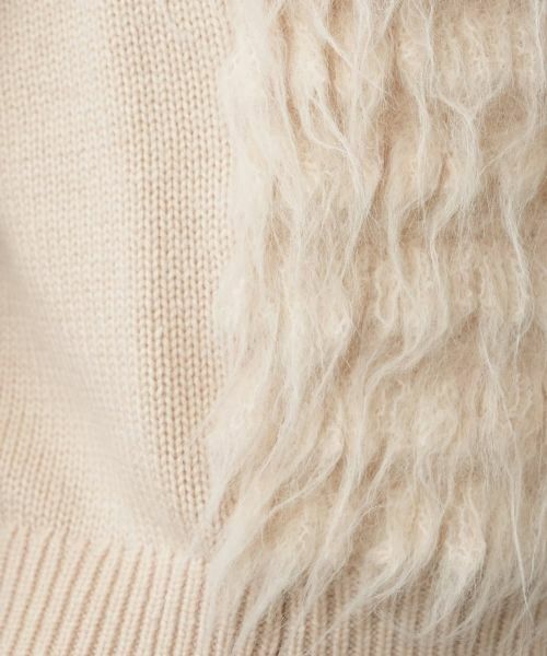 NEMIKA / ネミカ テーラードジャケット | フリンジ切替ニットベスト【NEMIKA】 | 詳細14