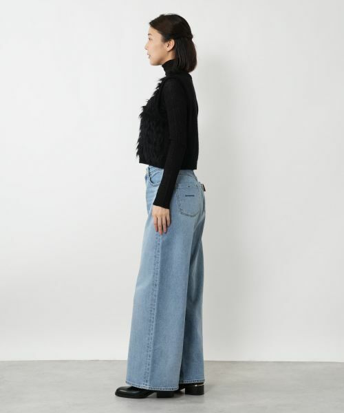 NEMIKA / ネミカ テーラードジャケット | フリンジ切替ニットベスト【NEMIKA】 | 詳細2