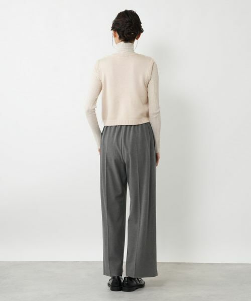 NEMIKA / ネミカ テーラードジャケット | フリンジ切替ニットベスト【NEMIKA】 | 詳細6