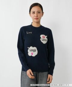 NEMIKA / ネミカ ニット・セーター | ロゴカシミヤニットプルオーバー【NEMIKA】