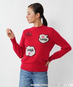 NEMIKA / ネミカ ニット・セーター | ロゴカシミヤニットプルオーバー【NEMIKA】