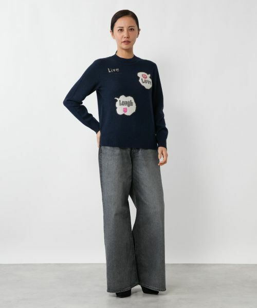 NEMIKA / ネミカ ニット・セーター | ロゴカシミヤニットプルオーバー【NEMIKA】 | 詳細1