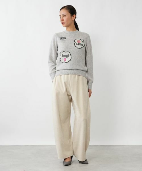 NEMIKA / ネミカ ニット・セーター | ロゴカシミヤニットプルオーバー【NEMIKA】 | 詳細4