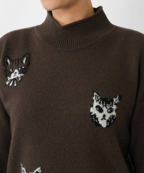 NEMIKA / ネミカ ニット・セーター | 猫モチーフカシミヤニットプルオーバー【NEMIKA】 | 詳細13