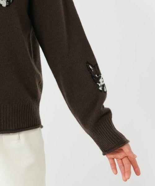 NEMIKA / ネミカ ニット・セーター | 猫モチーフカシミヤニットプルオーバー【NEMIKA】 | 詳細15