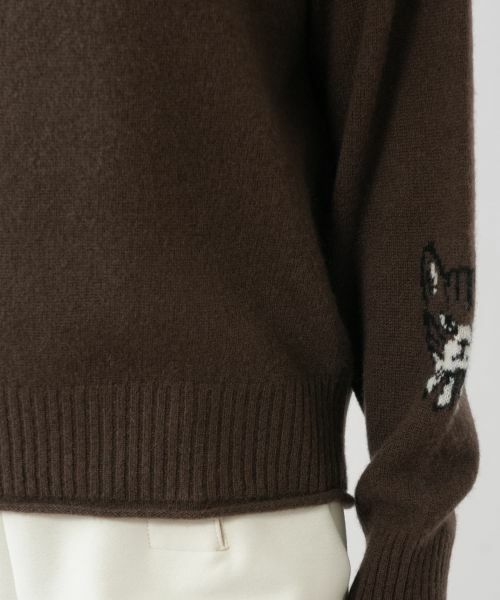 NEMIKA / ネミカ ニット・セーター | 猫モチーフカシミヤニットプルオーバー【NEMIKA】 | 詳細16