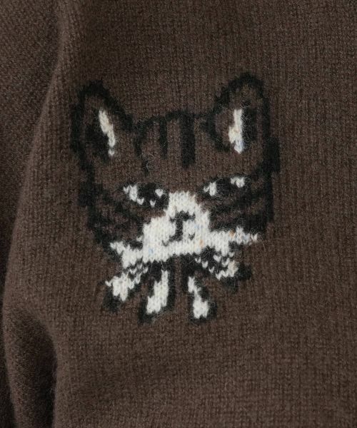 NEMIKA / ネミカ ニット・セーター | 猫モチーフカシミヤニットプルオーバー【NEMIKA】 | 詳細17