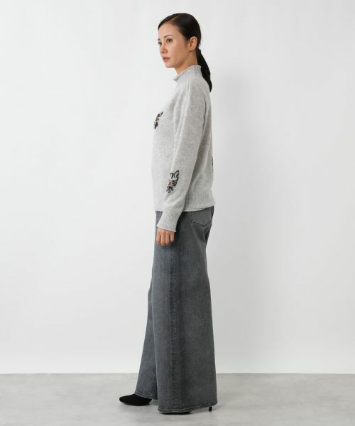 NEMIKA / ネミカ ニット・セーター | 猫モチーフカシミヤニットプルオーバー【NEMIKA】 | 詳細2