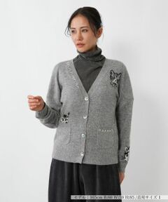 NEMIKA / ネミカ カーディガン・ボレロ | 猫モチーフカシミヤカーディガン【NEMIKA】