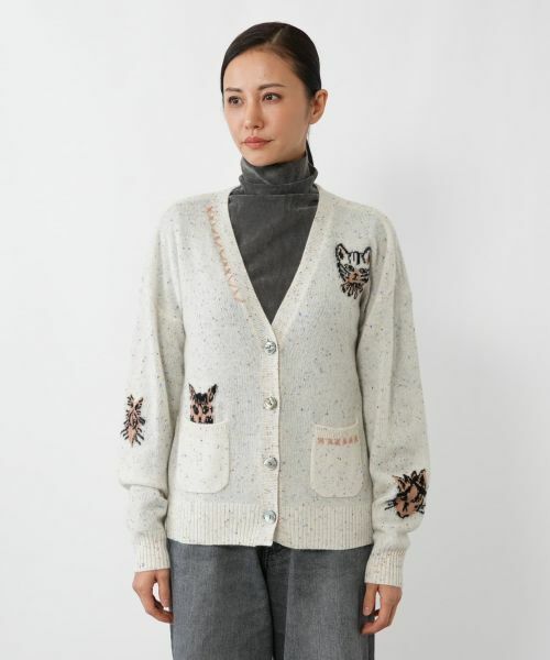 NEMIKA / ネミカ カーディガン・ボレロ | 猫モチーフカシミヤカーディガン【NEMIKA】 | 詳細10