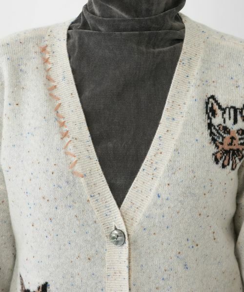 NEMIKA / ネミカ カーディガン・ボレロ | 猫モチーフカシミヤカーディガン【NEMIKA】 | 詳細13